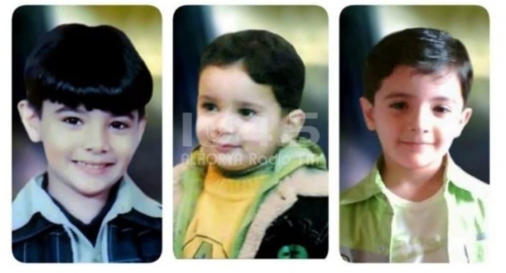 The child martyrs: Osama, Ahmad and Salam Bahaa Balousha